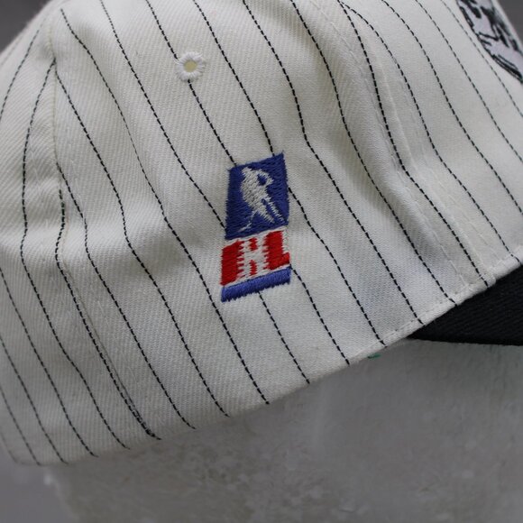 ndianapolis Ice Hat (VTG) - Pinstripe 2 Tone by Headmaster - Adult Snapback - Picture 7 of 9
